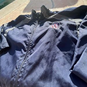 Windbreaker Size Xl Blue/ Gray